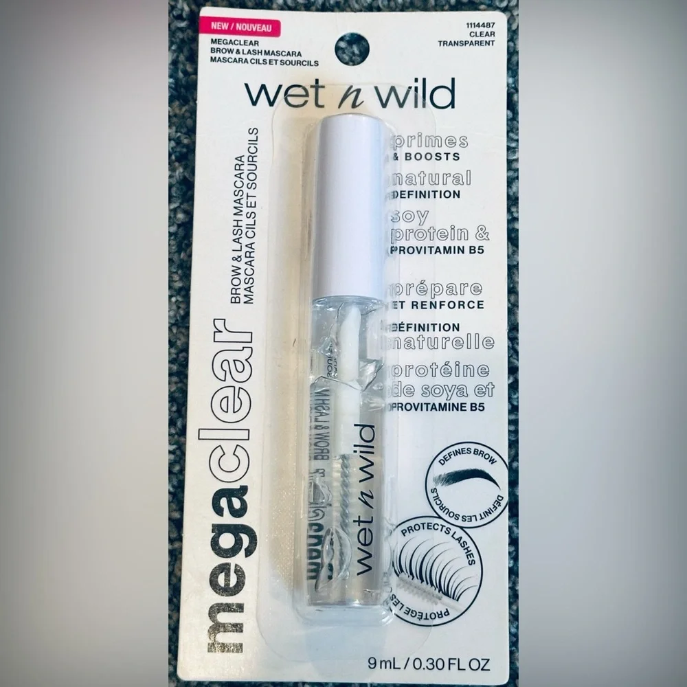 Wet n Wild MegaClear Brow & Lash Mascara - Transparent | NEW, UNOPENED